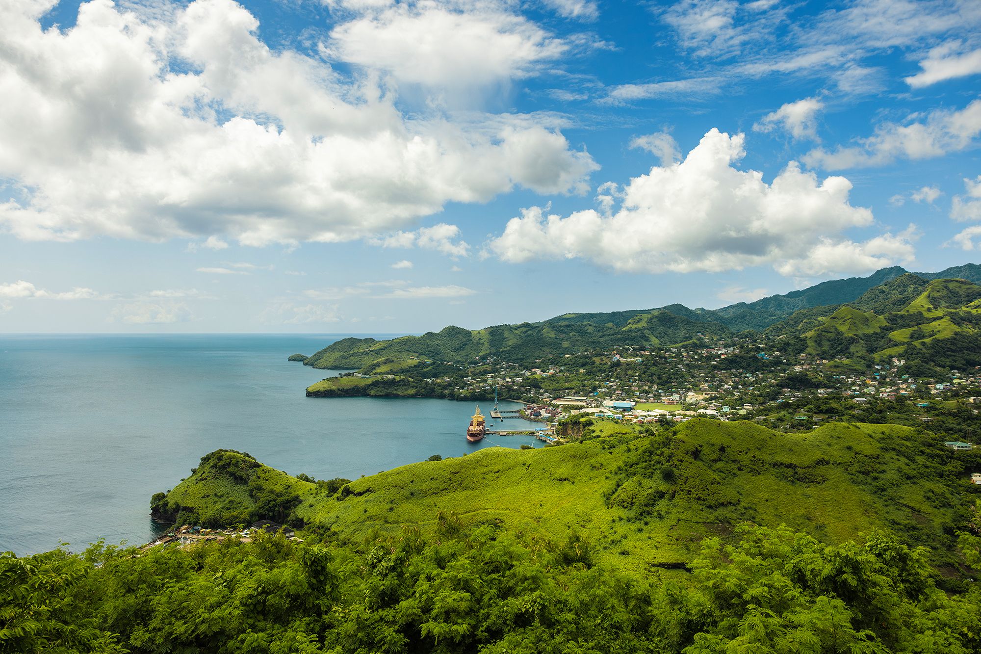 SSV Saint Vincent Destination Kingstown Aerial