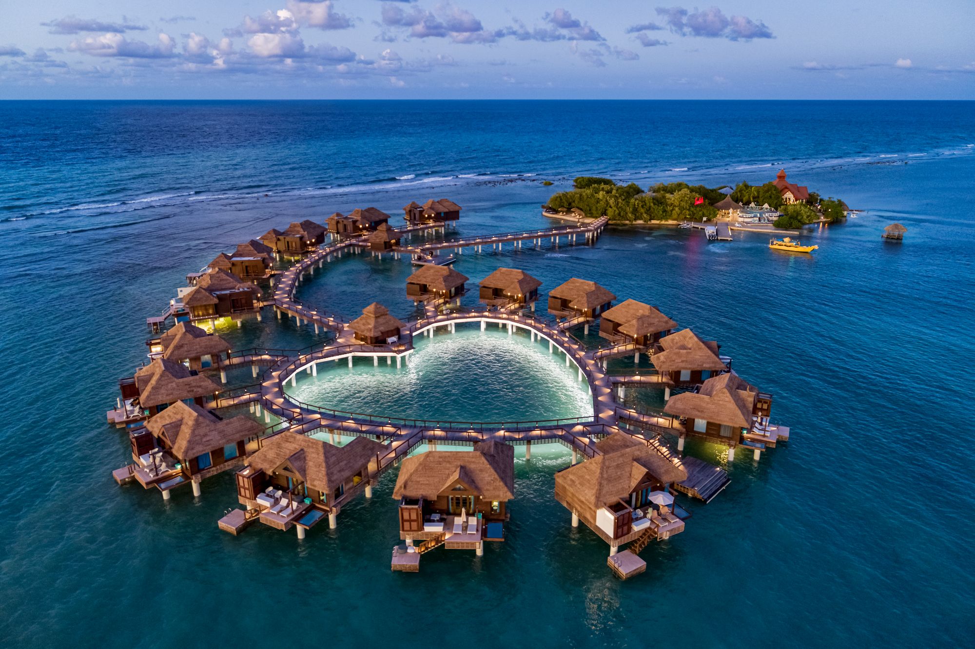 Sandals-SRC-OverWater-Night-Aerial-3