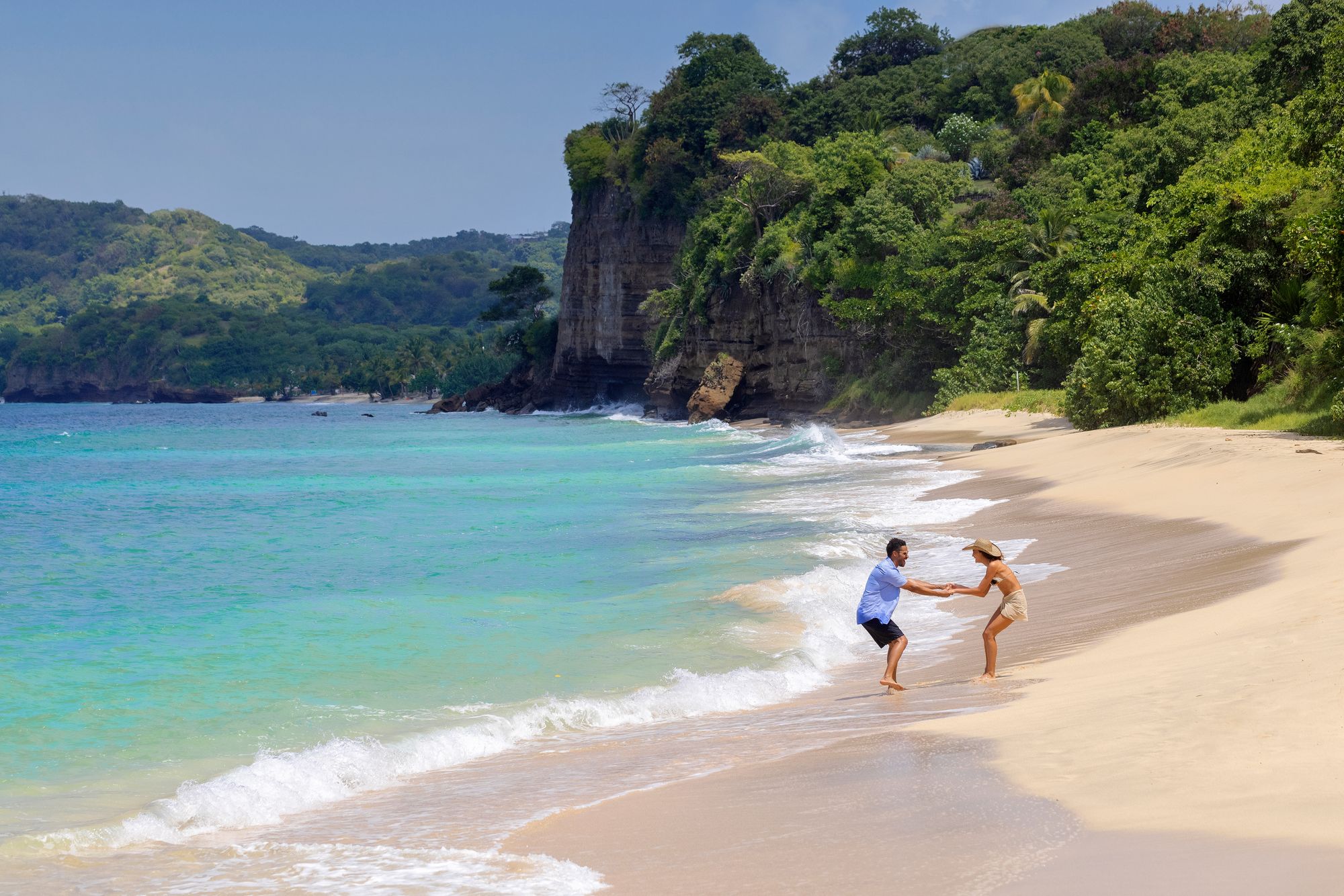 couple on beach