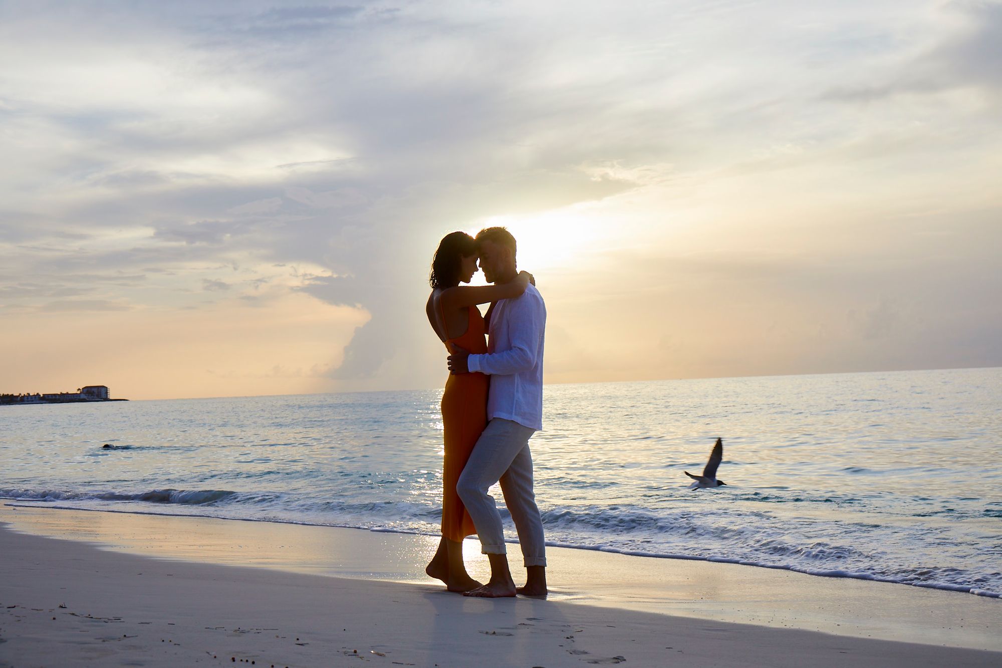 couple on beach