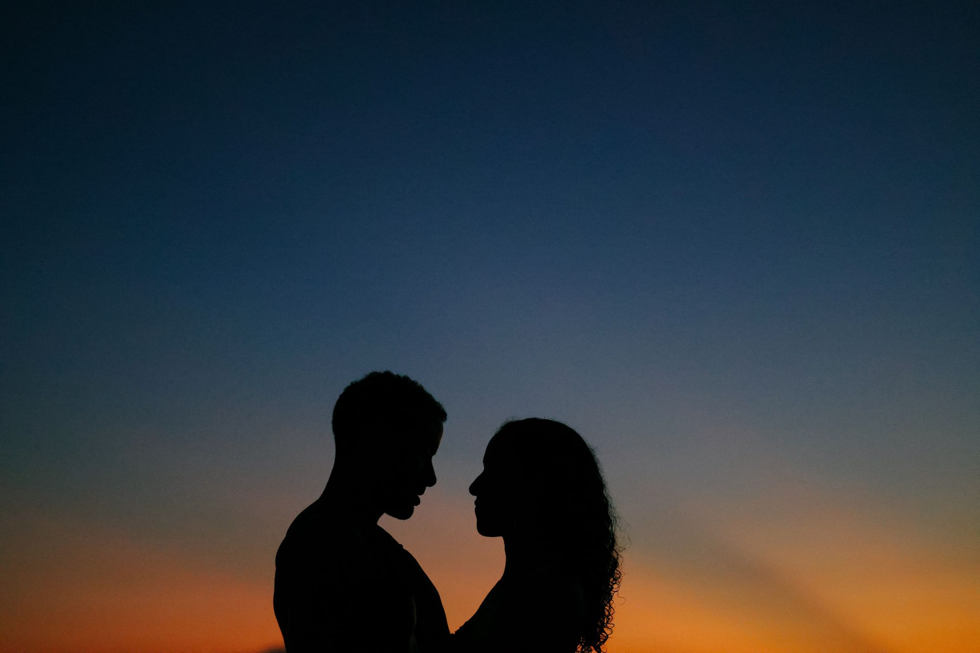 couple on sunset cruise