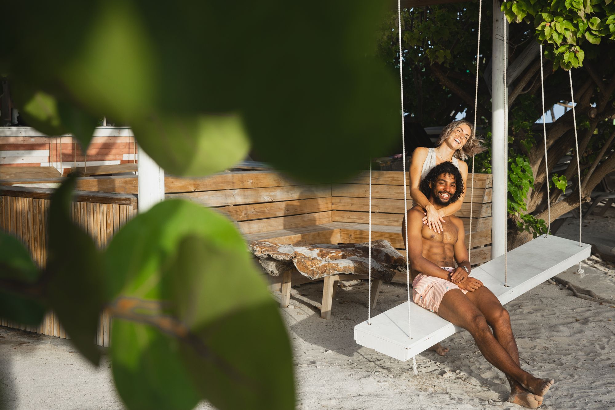 couple in Caribbean