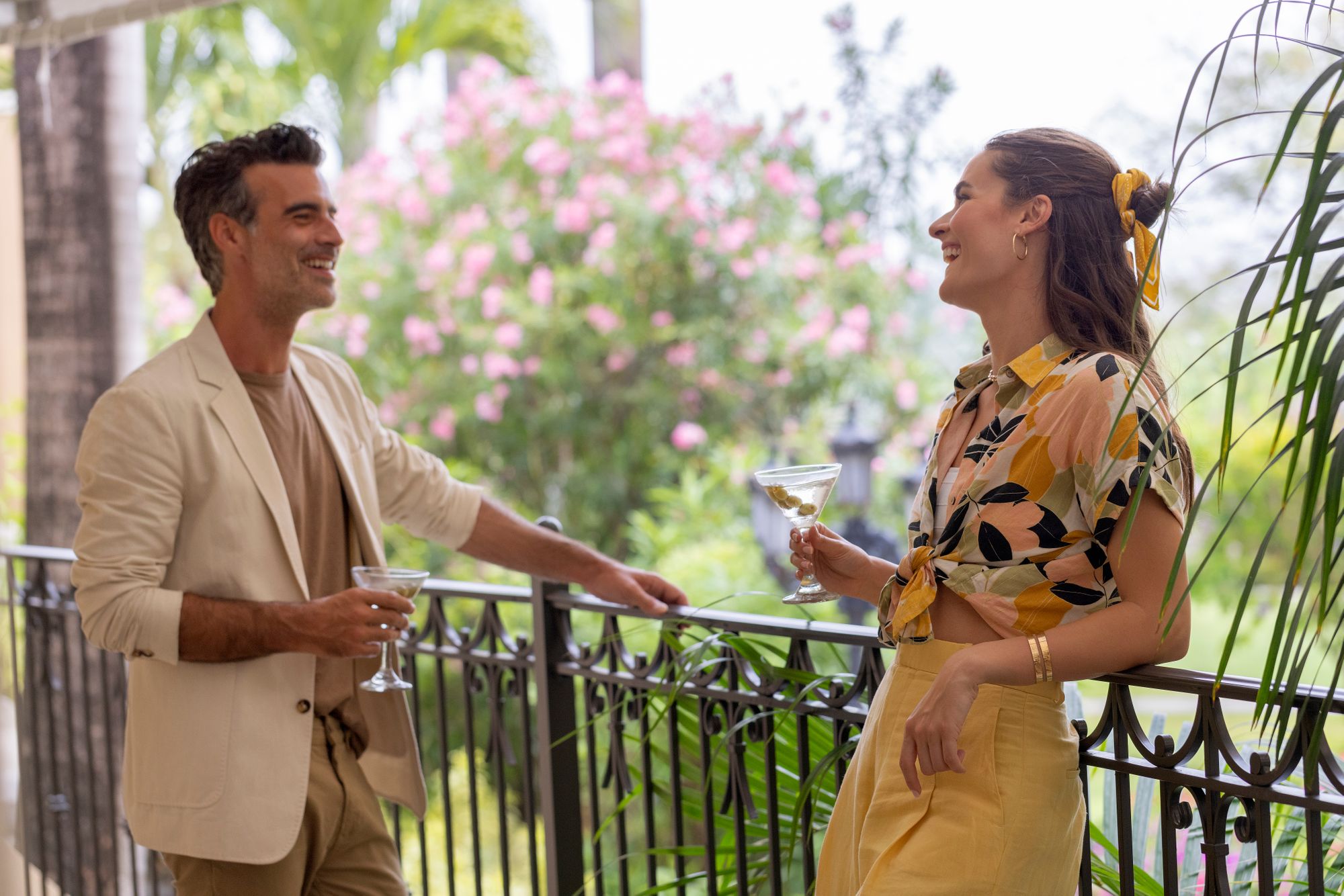 couple at Caribbean resort