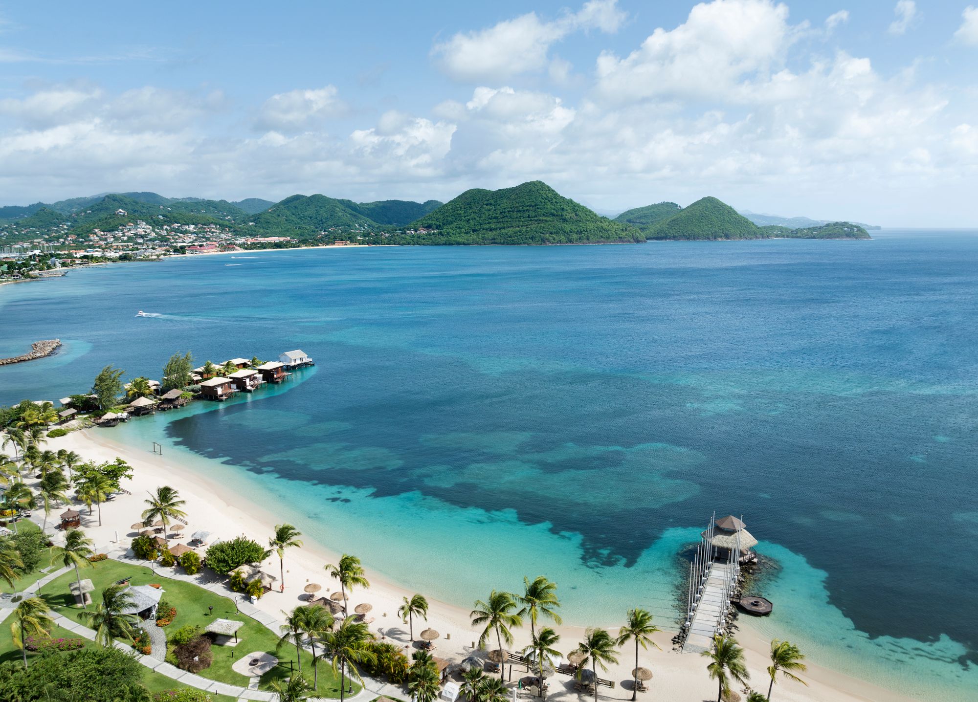 Sandals Grande in the north of Saint Lucia