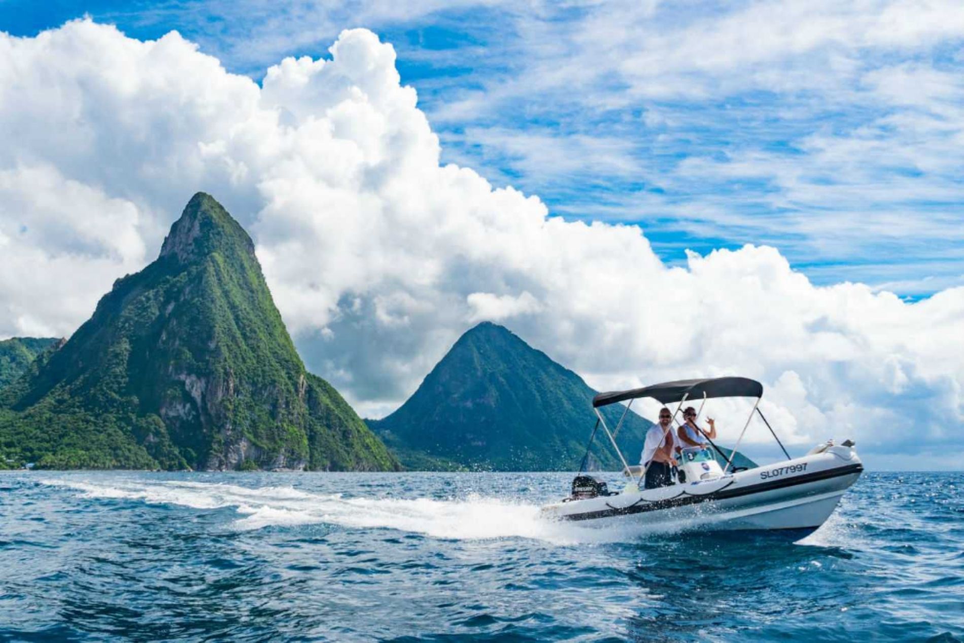 pitons-view-st-lucian-double-island-routes-catamaran