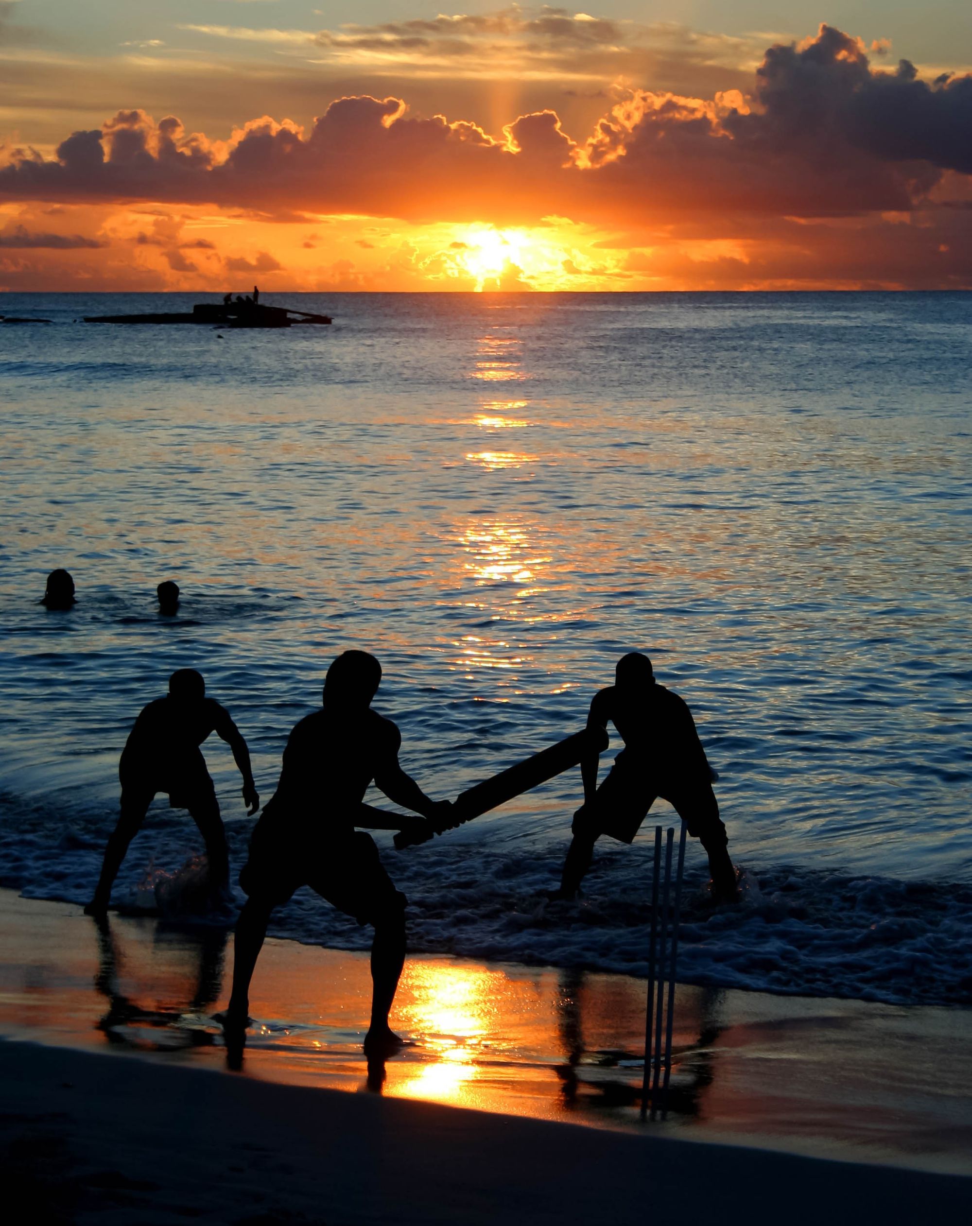 Caribbean beach cricket