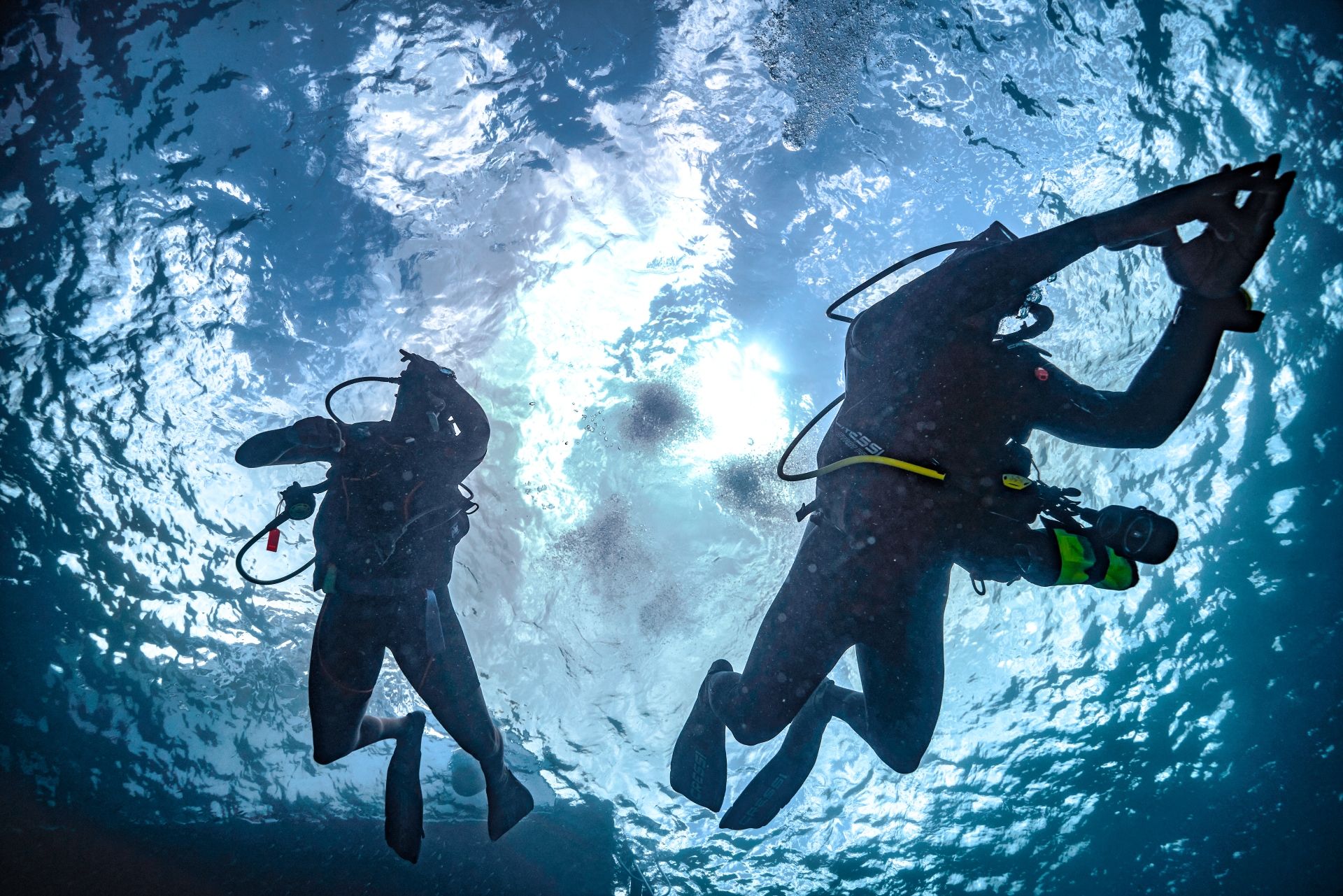 Scuba-PADI-Two-Divers-Over-Corals-29